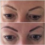 Permanente make-up 3D hairstrokes en hairstrokes Uden